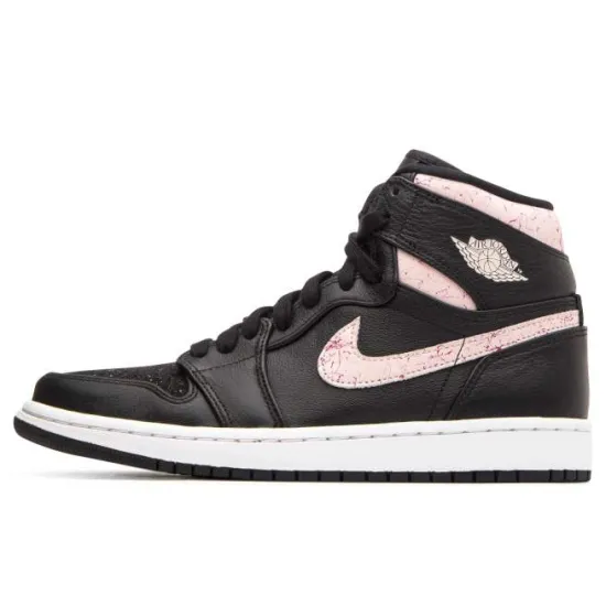 Jordan 1 Retro High Black Silt Red Women's