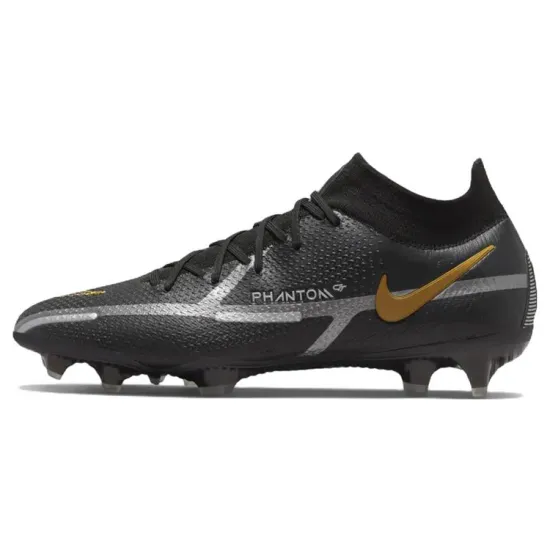 Nike Phantom GT Football Shoes Unisex Low-top Black/Gold