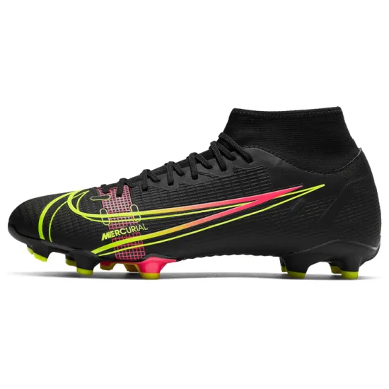 Nike Mercurial Superfly 8 Football Shoes Unisex High-top Black