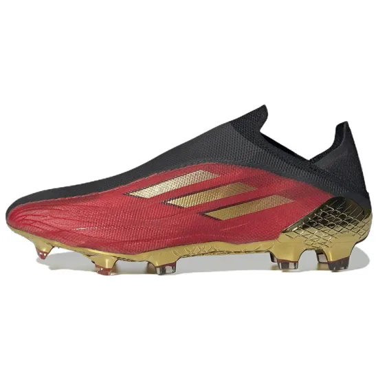 Adidas X Speedflow+ Fg Vivid Red Gold Metallic