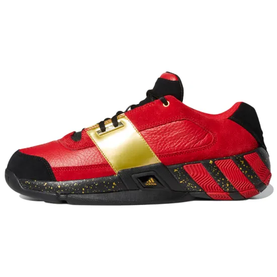 Adidas Regulat Vintage Basketball Shoes Men Low-top Red/Black/Yellow