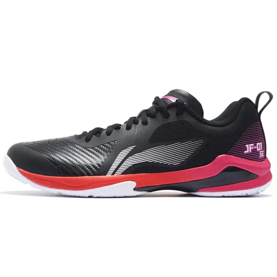 LINING Sprint SE Badminton Shoes Unisex Low-Top Black/Red