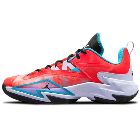 Jordan One Take 3 Vintage Basketball Shoes Men Low-top Orange/Red/Black