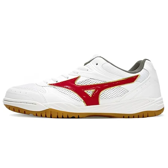 Mizuno Badminton Shoes Unisex Low Top White/Red
