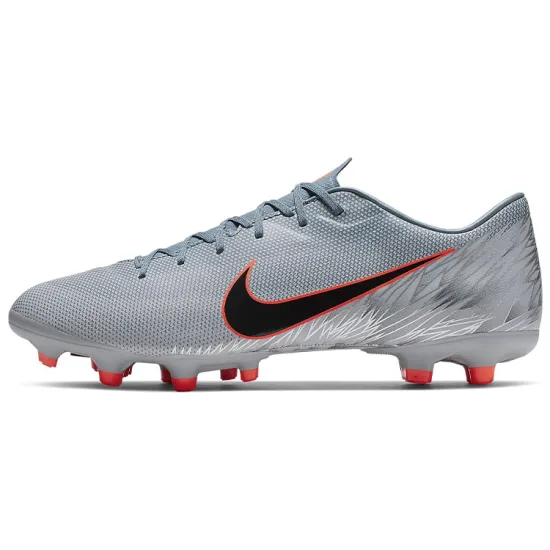 Nike Mercurial Vapor 12 Football Shoes Men Low-top Gray/Red