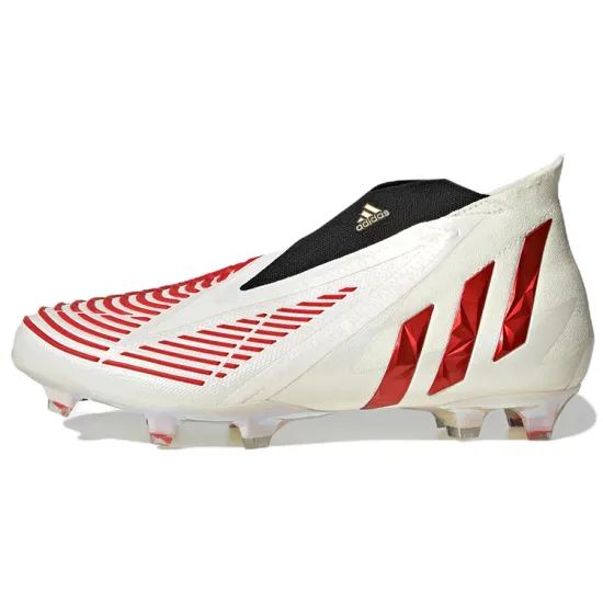 adidas Predator Edge+ FG 'Off White Vivid Red'
