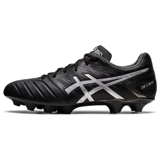 Asics Ds Light Club Soccer Shoes Men Low-Top Black Silver