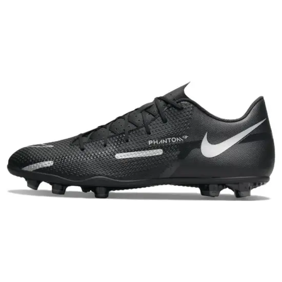 Nike Phantom GT Football Shoes Unisex Low-top Black/Sliver