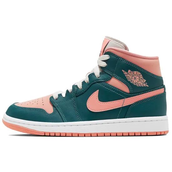 JORDAN 1 Mid Dark Teal Green Women's