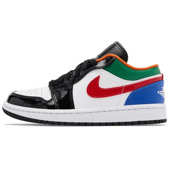 Jordan 1 Low Multi-Color Black Toe Women's