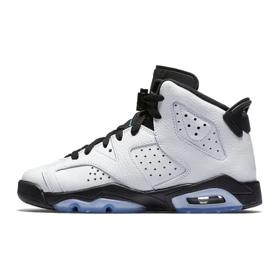 JORDAN 6 Retro White Jade Black GS