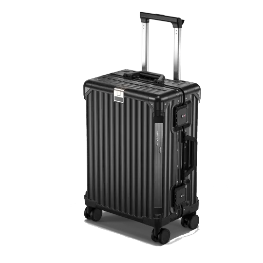 DTA ABS+PC Multifunction Suitcase For Women's With Handle 20 Inch, 24 Inch Unisex White/Blue/Black