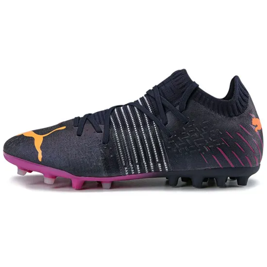 PUMA Future Z Football Shoes Men Low-top Purple/black/orange
