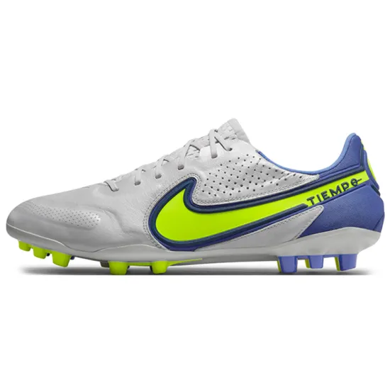 Nike Tiempo Legend 9 Football Shoes Men Low-top Grey/Blue/Black
