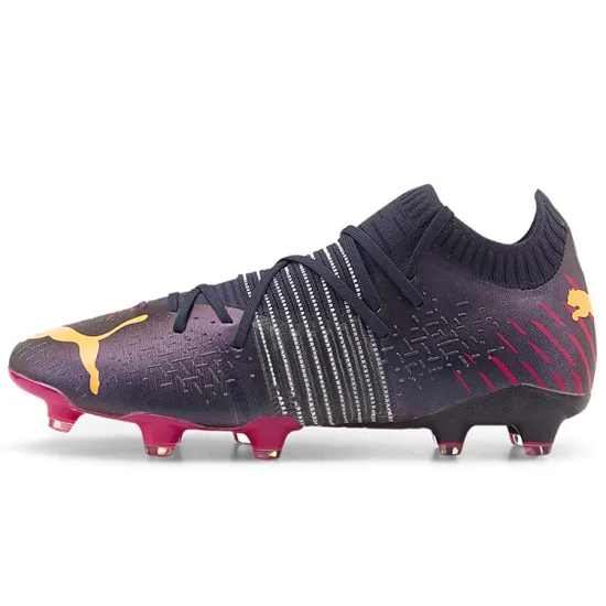 PUMA Future Z Football Shoes Men Low-top Purple-orange-red
