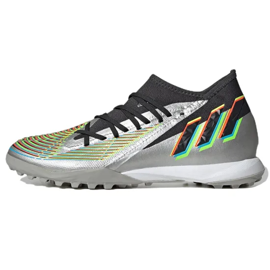 adidas Predator Edge.3 Football Shoes Unisex Low-top Silver/Black/Yellow/Blue/Green