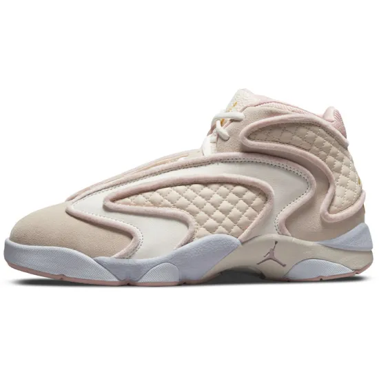 Jordan Jumpman OG Vintage Basketball Shoes Women's Mid-top Pearl White