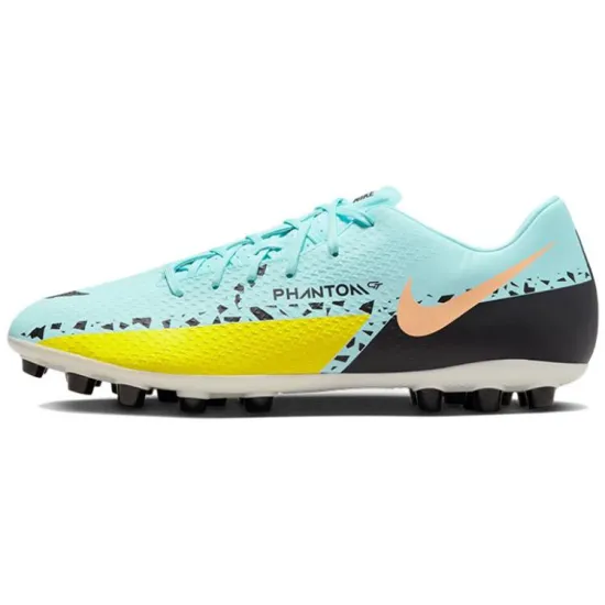 Nike Phantom GT Football Shoes Unisex Low-top Blue/yellow
