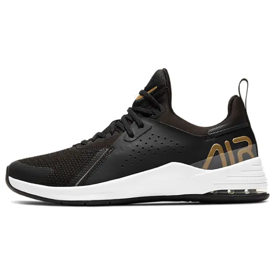 Nike Air Max Bella Training Shoes Women's Low-top Black/Gold
