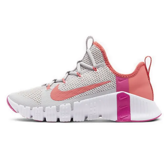 Nike Free Metcon 3 Vast Grey Fire Pink Women's