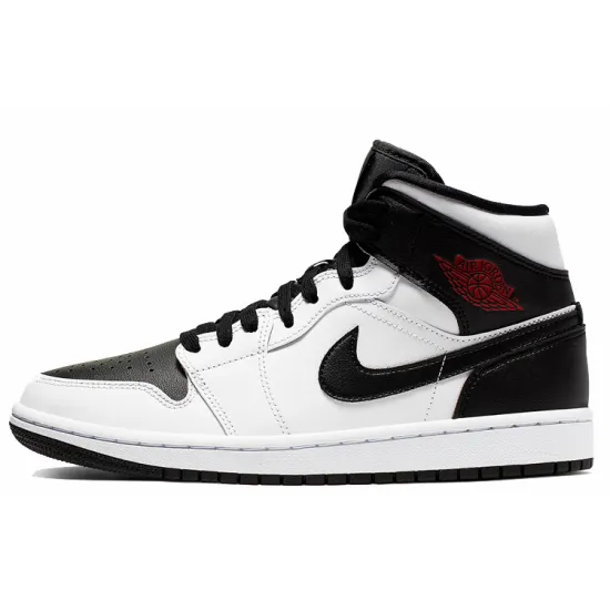 Jordan 1 Mid Reverse Black Toe Women's