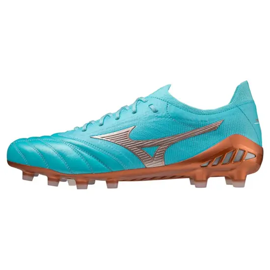 Mizuno Morelia Neo III Football Cleats 'Light Blue Copper'