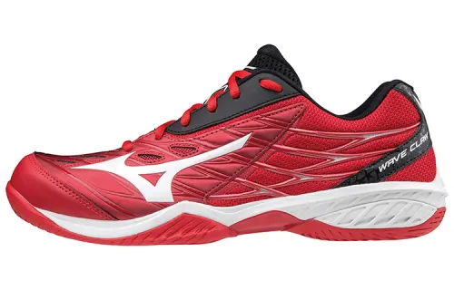 Mizuno Wave Claw Slip Resistant Abrasion Resistant Low top Badminton Shoes Unisex Red Black White