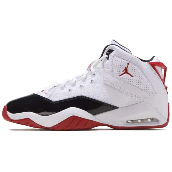 Jordan B'Loyal Vintage Basketball Shoes Unisex Mid-top White/Red