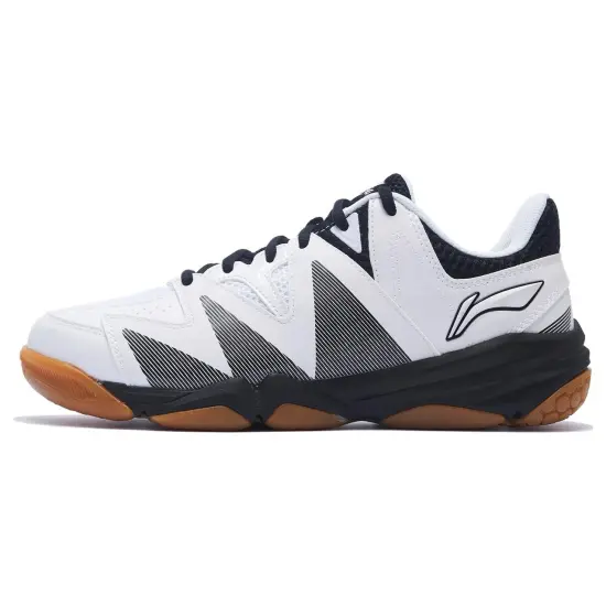 LINING Badminton Shoes Men Low-Top Black White