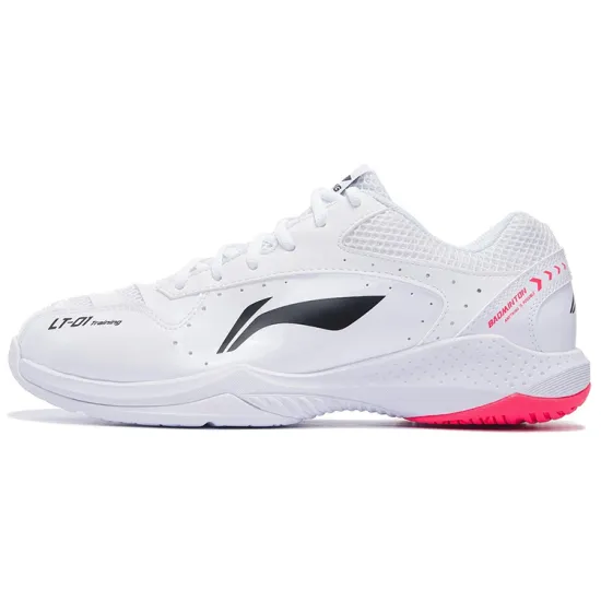 LINING Thunder Series Badminton Shoes Unisex Low-Top Standard White