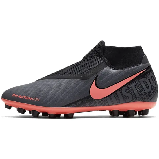Nike Phantom Vision Football Shoes Men Mid-top Dark Gray/bright Orange