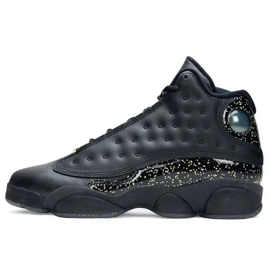 Jordan 13 Retro Black Metallic Gold GS
