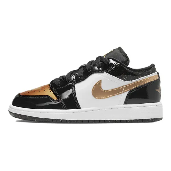 Jordan Kids Air Jordan 1 Low SE 'Gold Toe' Sneakers