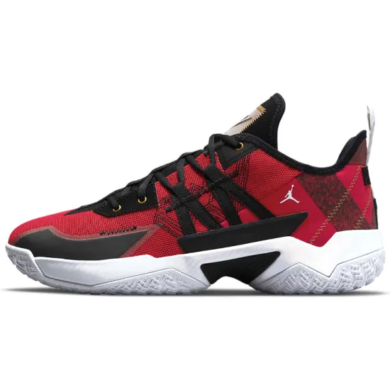 Jordan One Take 2 Vintage Basketball Shoes Men Low-top Red/Black