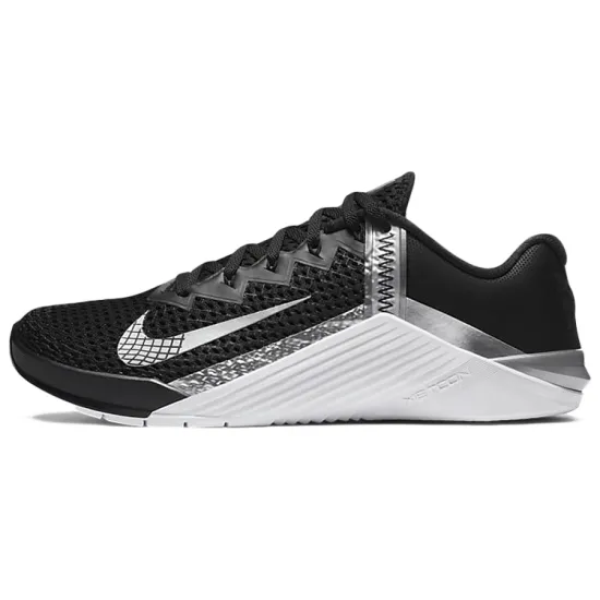 Nike Metcon 6 Black Metallic Silver Women's