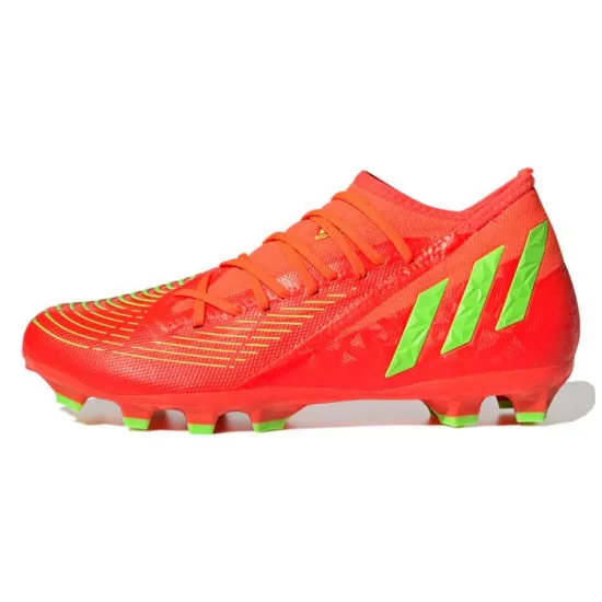 Adidas Predator Edge.3 Football Shoes Men Mid-top Orange/Green