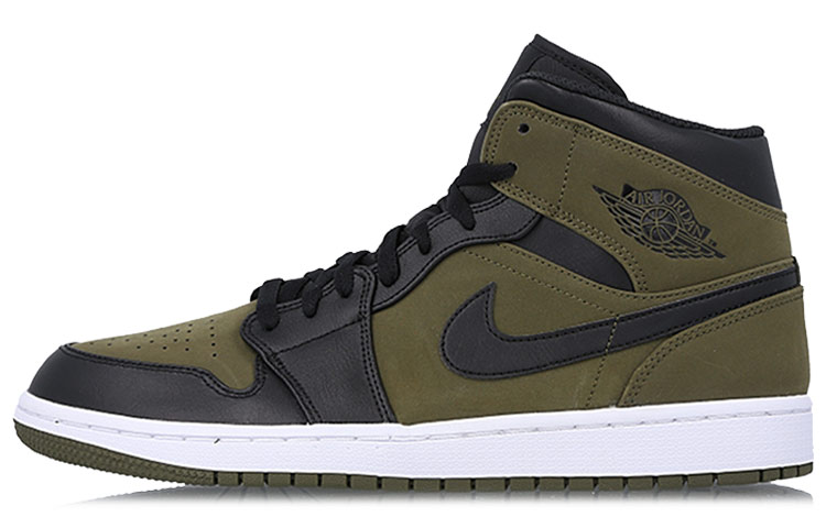 Jordan Air Jordan 1 Mid Olive Canvas