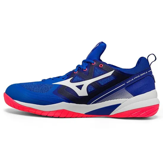 Mizuno Fang Badminton Shoes Men Low Top Blue/White