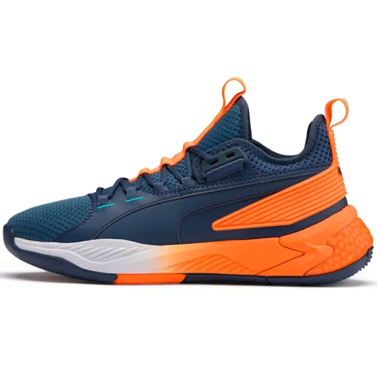 PUMA Uproar Vintage Basketball Shoes Men Low-top Orange/Purple