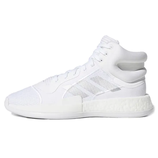 Adidas Marquee Boost Vintage Basketball Shoes Men Mid-top Silver/White