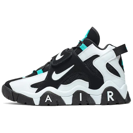 Nike Air Barrage Mid Shoes Black/White Cabana