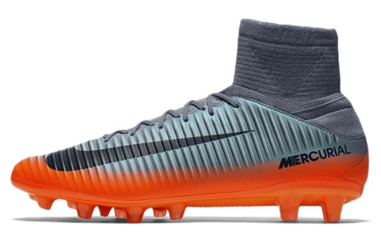 Nike Mercurial Victory 3 Dynamic Fit CR7 AG-PRO simple high-top AG (glue short nails) fabric shock-absorbing, non-slip and wear-resistant football shoes