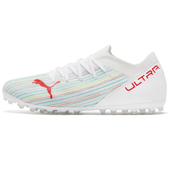 Puma Ultra 3.2 MG Spectra Football Shoes Men Low-top White