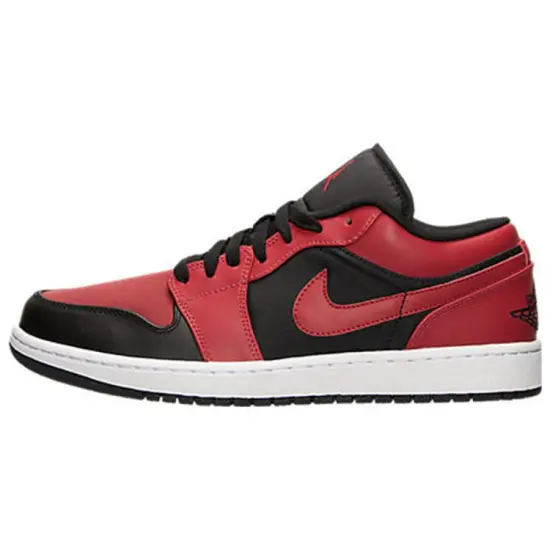Jordan 1 Retro Low Black Gym Red