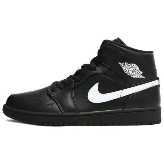 JORDAN 1 Mid Black White 2018