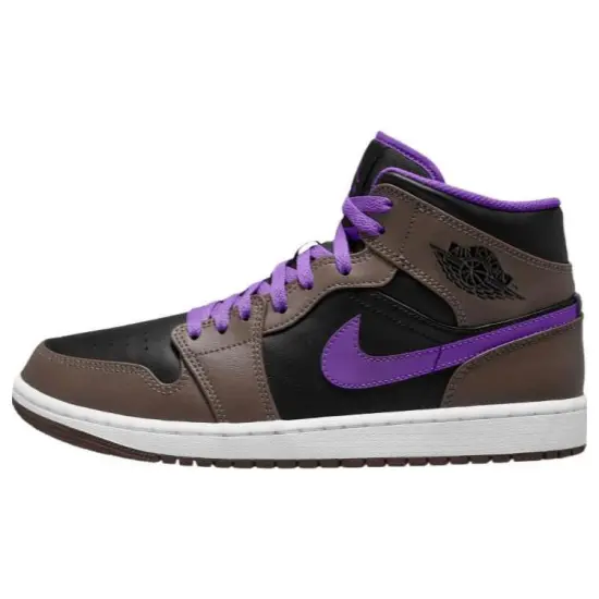 Jordan 1 Mid Purple Mocha