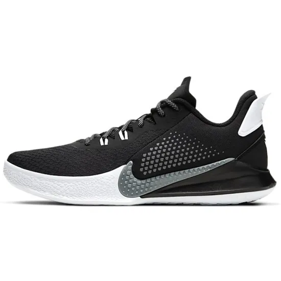 Nike Mamba Fury Black White Smoke Grey