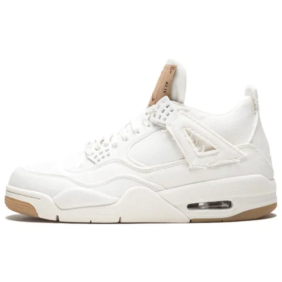 Jordan 4 Retro Levi's White Blank Tag