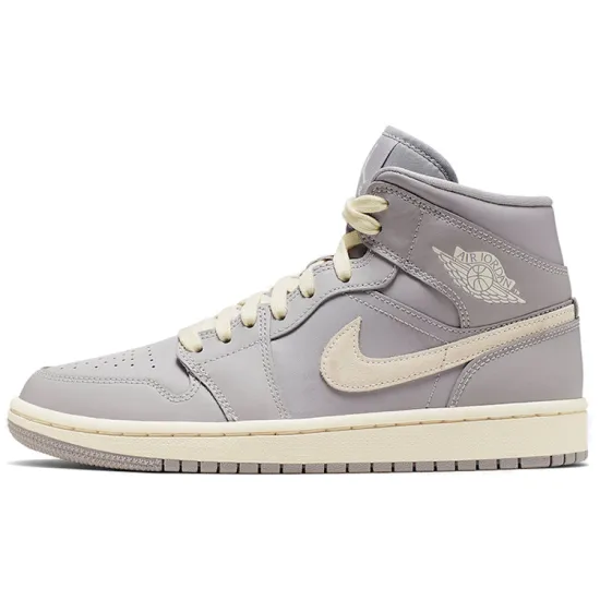Jordan 1 Mid Atmosphere Grey Pale Ivory Women's