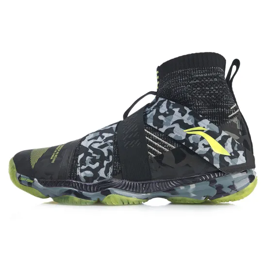 LINING Ranger Training Shoes Men High-Top Black Gray